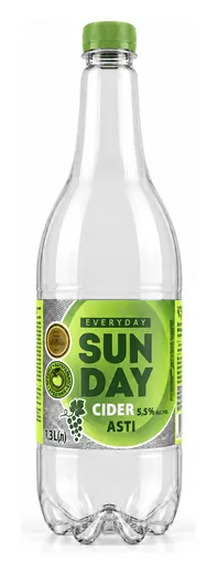 Everyday Sunday Cider Asti — етикетка