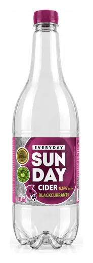 Everyday Sunday Cider Blackcurrants — етикетка