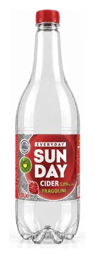 Everyday Sunday Cider Fragolini — етикетка