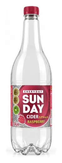 Everyday Sunday Cider Raspberry — етикетка